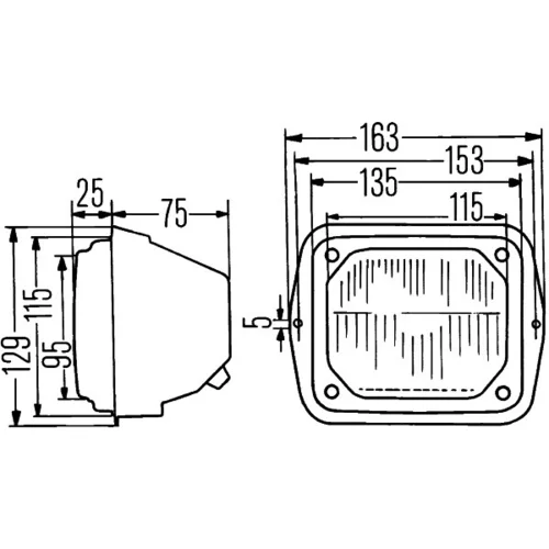 Hlavný svetlomet HELLA 1TA 003 570-001 - obr. 1