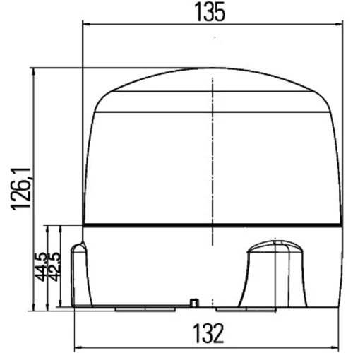 Výstražný otočný maják HELLA 2RL 010 979-021 - obr. 2