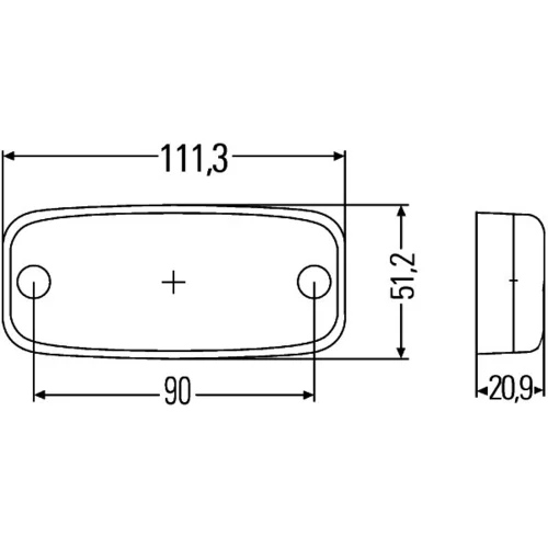 Koncové svetlo HELLA 2TM 345 600-317 - obr. 1