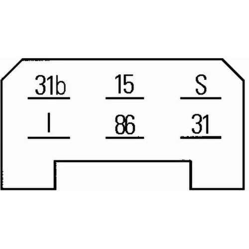 Relé intervalu stierania/ostrekovania HELLA 5WG 002 450-311 - obr. 1