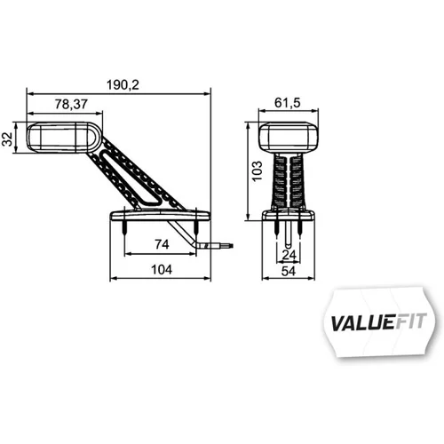 Obrysové svetlo 2XS 357 006-011 /HELLA/ - obr. 1