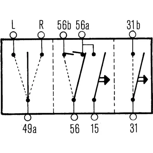 Spínač riadenia HELLA 6TA 003 394-017 - obr. 2