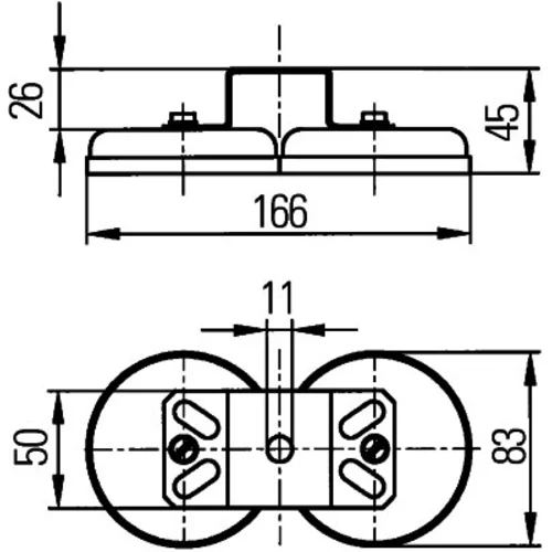 Držiak HELLA 8HG 004 806-001 - obr. 1