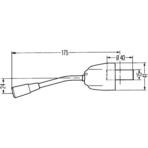 Spínač riadenia HELLA 6BA 001 771-071 - obr. 1