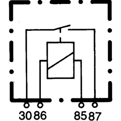 Relé pracovného prúdu HELLA 4RA 933 332-107 - obr. 1