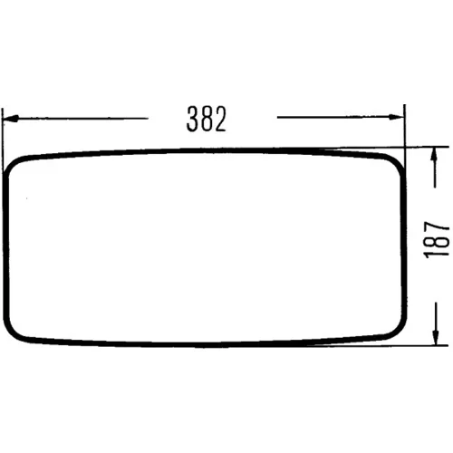 Vonkajšie spätné zrkadlo HELLA 8SB 003 290-001 - obr. 1