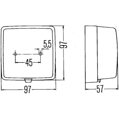 Cúvacie svetlo HELLA 2ZR 003 315-041 - obr. 2