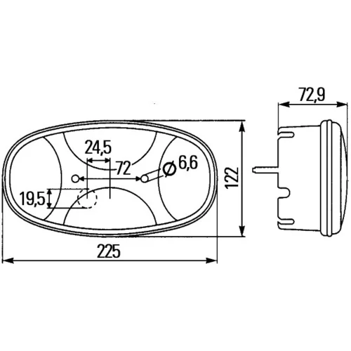 Zadné svetlo HELLA 2VA 343 640-067 - obr. 2