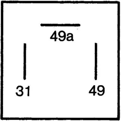 Prerušovač smerových svetiel HELLA 4DB 003 675-011 - obr. 2