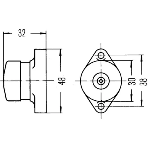 Spínač HELLA 6EJ 001 569-001 - obr. 1