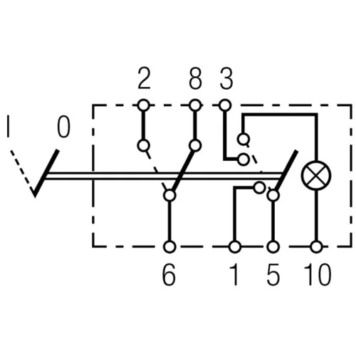 Vypínač výstražných smeroviek 6HH 004 570-451 /HELLA/ - obr. 2