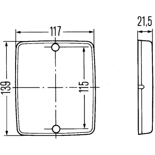 Odrazka HELLA 8RA 003 660-007 - obr. 2