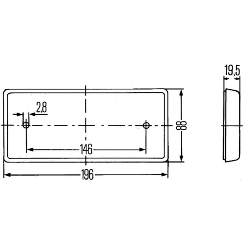 Odrazka HELLA 8RA 003 734-101 - obr. 2