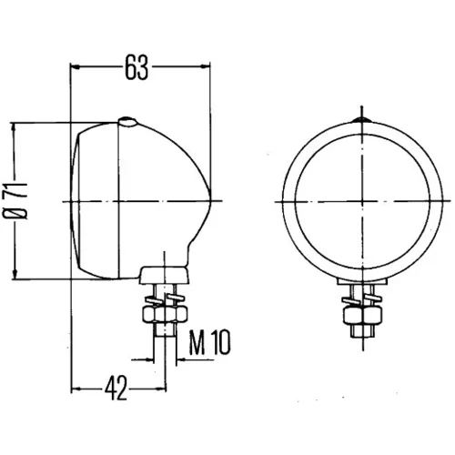 Polohové svetlo HELLA 2PF 001 648-161 - obr. 1