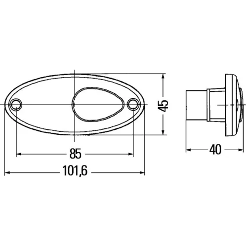 Polohové svetlo HELLA 2PG 964 295-017 - obr. 1