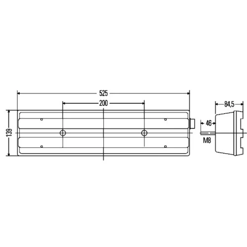 Zadné svetlo 2VD 007 500-411 /HELLA/ - obr. 2