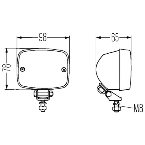 Cúvacie svetlo HELLA 2ZR 003 030-171 - obr. 2