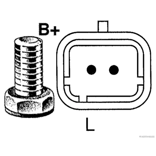 Alternátor HERTH+BUSS ELPARTS 32542653 - obr. 3