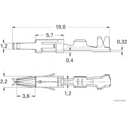 Lem spony HERTH+BUSS ELPARTS 50253311 - obr. 1