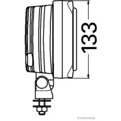 Hmlové svetlo HERTH+BUSS ELPARTS 81660053 - obr. 4