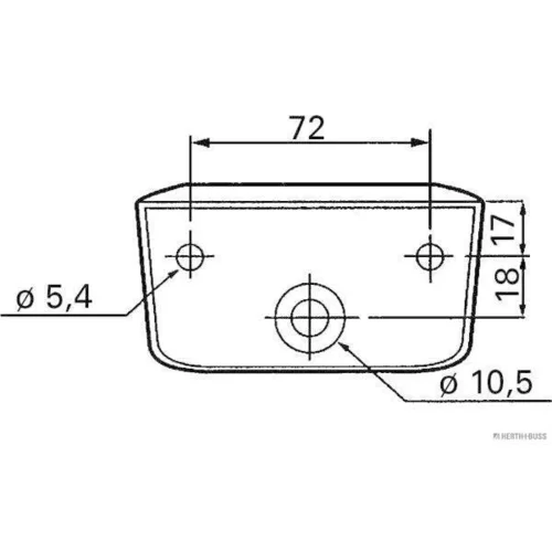 Osvetlenie poznávacej značky HERTH+BUSS ELPARTS 84750018 - obr. 5