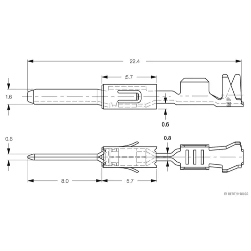 Lem spony HERTH+BUSS ELPARTS 50251465 - obr. 1