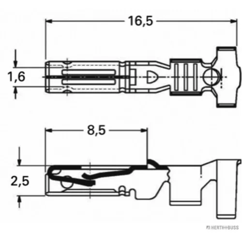 Lem spony HERTH+BUSS ELPARTS 50253327 - obr. 1