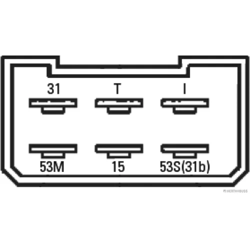 Relé intervalu stierania/ostrekovania HERTH+BUSS ELPARTS 75614302 - obr. 1