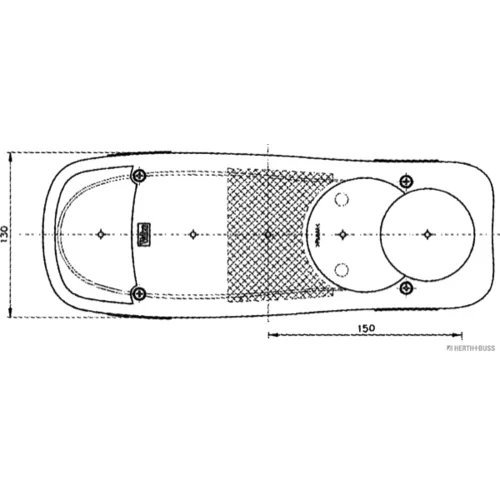 Zadné svetlo HERTH+BUSS ELPARTS 83840744 - obr. 4