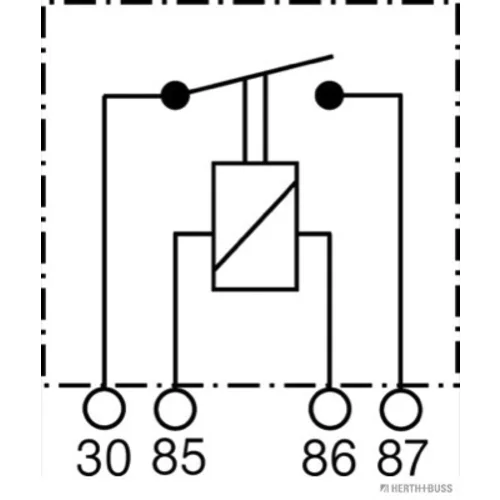 Relé pracovného prúdu HERTH+BUSS ELPARTS 75613190 - obr. 1