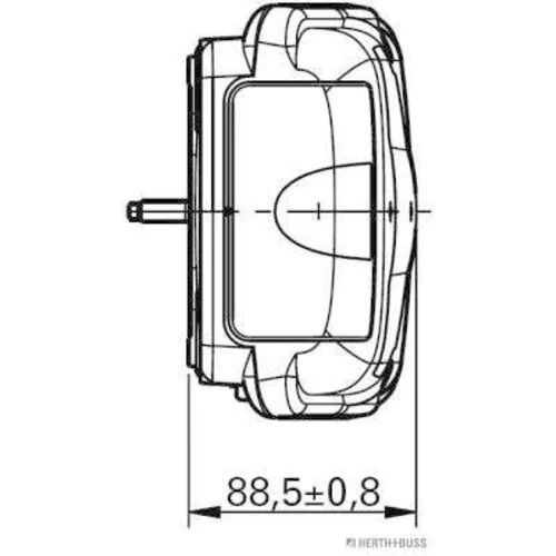 Zadné svetlo HERTH+BUSS ELPARTS 83840703 - obr. 3