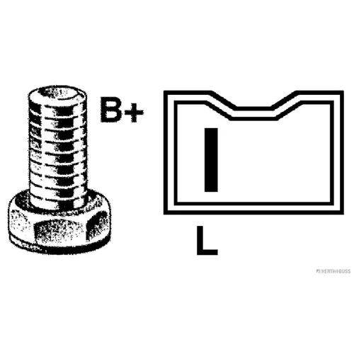 Alternátor HERTH+BUSS ELPARTS 32489194 - obr. 3