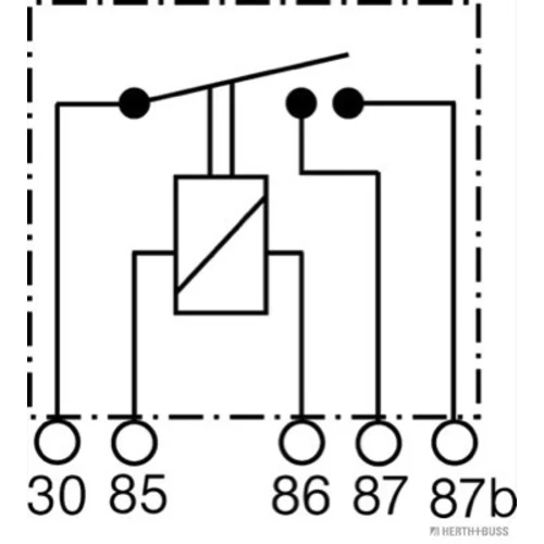 Relé pracovného prúdu HERTH+BUSS ELPARTS 75613117 - obr. 1