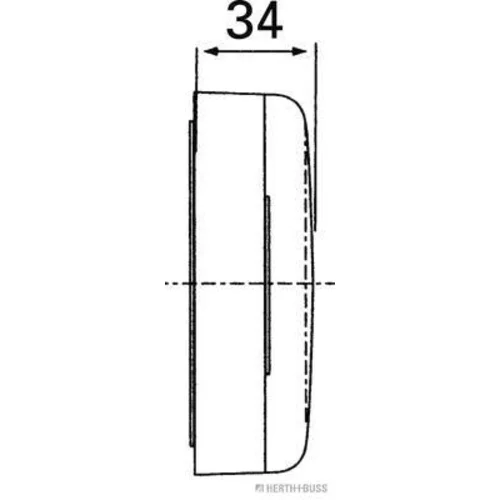 Bočné obrysové svetlo HERTH+BUSS ELPARTS 82710081 - obr. 5