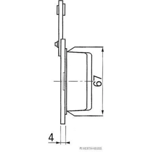 Obrysové svetlo HERTH+BUSS ELPARTS 82710051 - obr. 5