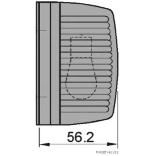 Smerové svetlo HERTH+BUSS ELPARTS 83700160 - obr. 4