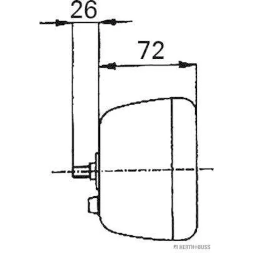 Zadné svetlo HERTH+BUSS ELPARTS 83840212 - obr. 3