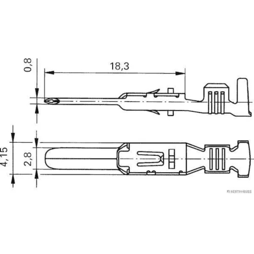 Lem spony HERTH+BUSS ELPARTS 50253245088 - obr. 1