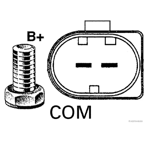 Alternátor HERTH+BUSS ELPARTS 32439741 - obr. 3