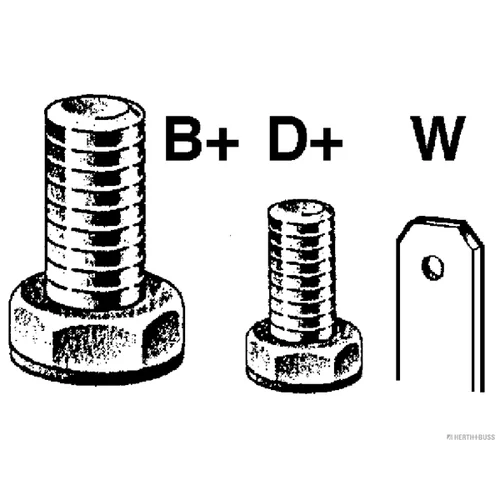 Alternátor HERTH+BUSS ELPARTS 32489365 - obr. 3