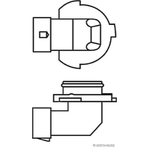 Žiarovka pre diaľkový svetlomet HERTH+BUSS ELPARTS 89901128 - obr. 1