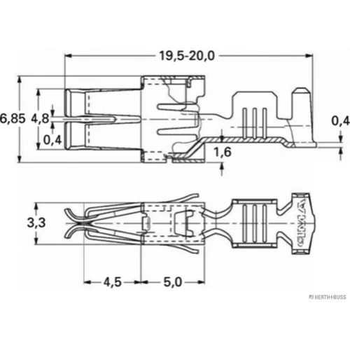 Lem spony HERTH+BUSS ELPARTS 50251857 - obr. 1