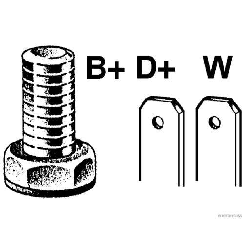 Alternátor HERTH+BUSS ELPARTS 32489684 - obr. 3