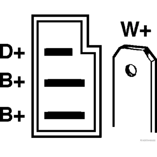 Alternátor HERTH+BUSS ELPARTS 32489556 - obr. 3