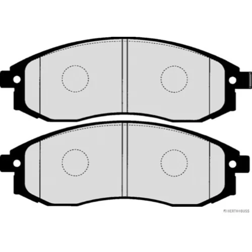 Sada brzdových platničiek kotúčovej brzdy HERTH+BUSS JAKOPARTS J3605061 - obr. 2