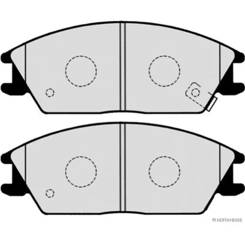 Sada brzdových platničiek kotúčovej brzdy HERTH+BUSS JAKOPARTS J3600515 - obr. 1