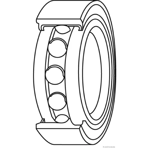 Ložisko kolesa - opravná sada HERTH+BUSS JAKOPARTS J4714009 - obr. 1