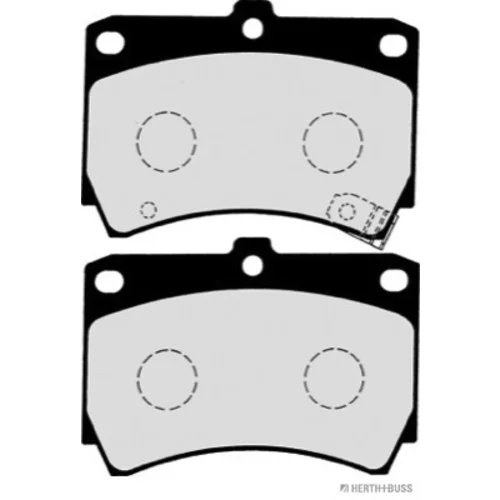 Sada brzdových platničiek kotúčovej brzdy HERTH+BUSS JAKOPARTS J3603036 - obr. 2