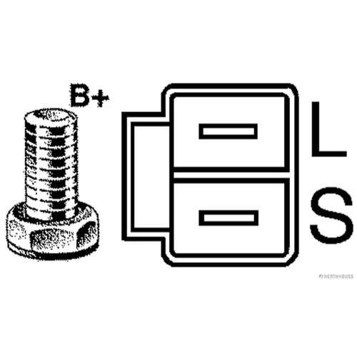 Alternátor HERTH+BUSS JAKOPARTS J5111096 - obr. 3