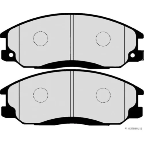 Sada brzdových platničiek kotúčovej brzdy HERTH+BUSS JAKOPARTS J3600531 - obr. 2